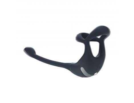 Pierścień wibrujący Levelz Tri O z pilotem silikonowy czarny 22,5 cm - 8