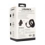 Dual Motor Silicone Cockring with Prostate Stimulator - Black - 2