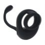 Dual Motor Silicone Cockring with Prostate Stimulator - Black - 9