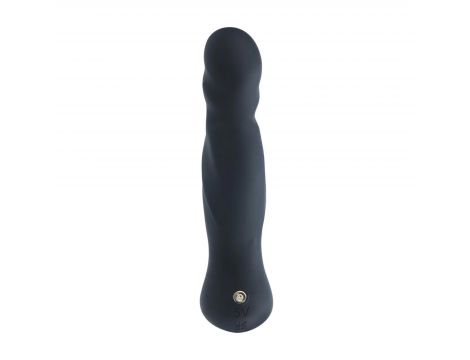 Masażer prostaty Levelz silikonowy pulsujący wibrujący czarny 14,7 cm - 5
