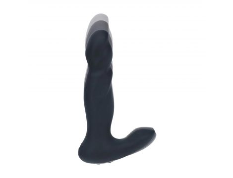 Masażer prostaty Levelz silikonowy pulsujący wibrujący czarny 14,7 cm - 8