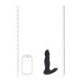Masażer prostaty Levelz silikonowy pulsujący wibrujący czarny 14,7 cm - 7