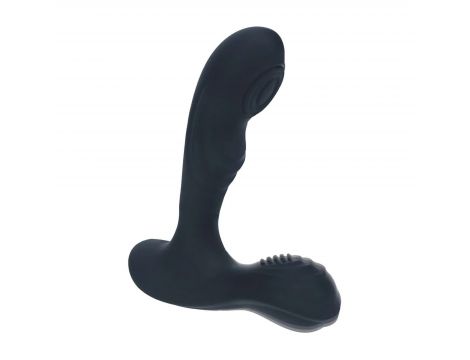Masażer prostaty wibrujący pulsujący silikonowy Levelz czarny - 6