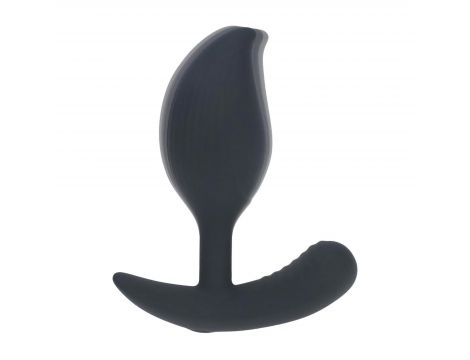 Korek analny wibrujący Levelz silikonowy z pilotem 10,6 cm czarny - 7