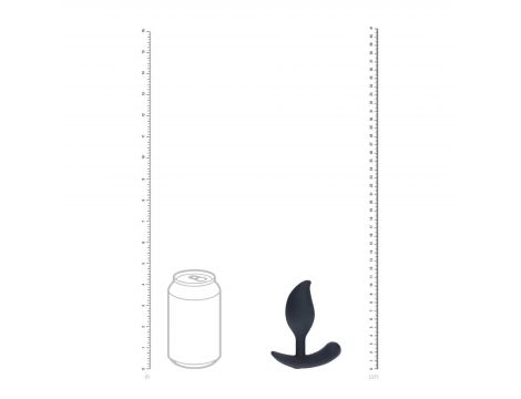 Korek analny wibrujący Levelz silikonowy z pilotem 10,6 cm czarny - 10
