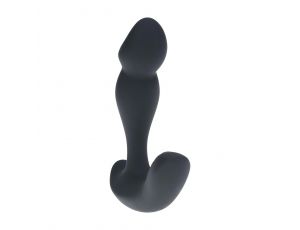 Stymulator prostaty Levelz silikonowy z pilotem czarny USB