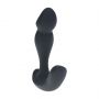 Stymulator prostaty Levelz silikonowy z pilotem czarny USB - 2