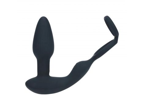 Masażer prostaty Levelz silikonowy z rotującymi koralikami i pilotem 17 cm - 3