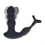 Masażer prostaty z rotującą głowicą Levelz silikonowy czarny 16,8 cm - 10