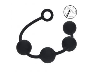 Kulki analne silikonowe Levelz XL 5cm czarne