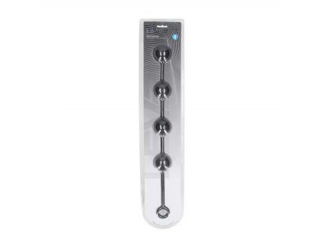 Kulki analne silikonowe Levelz XL 5cm czarne - 2