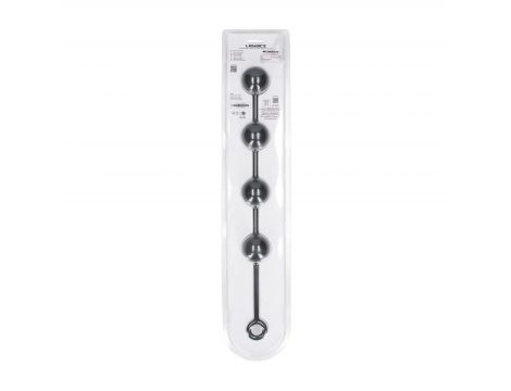 Kulki analne silikonowe Levelz XL 5cm czarne - 3