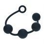 Kulki analne silikonowe Levelz XL 5cm czarne - 7