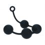 Kulki analne silikonowe Levelz XXL 6 cm czarny - 2