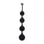 Kulki analne silikonowe kropla wody Levelz XXL czarne 57 cm - 3