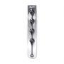 Kulki analne silikonowe kropla wody Levelz XXL czarne 57 cm - 2