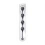 Kulki analne silikonowe kropla wody Levelz XXL czarne 57 cm - 4
