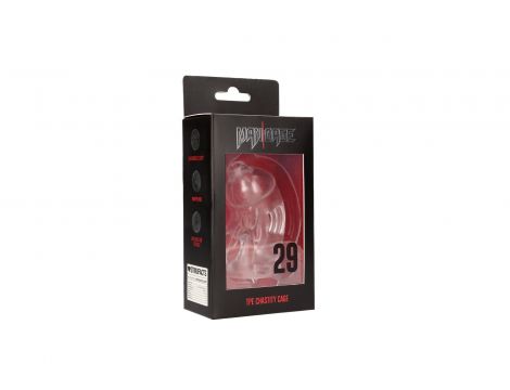 Pas cnoty TPE transparentny ManCage Model 29 - 9