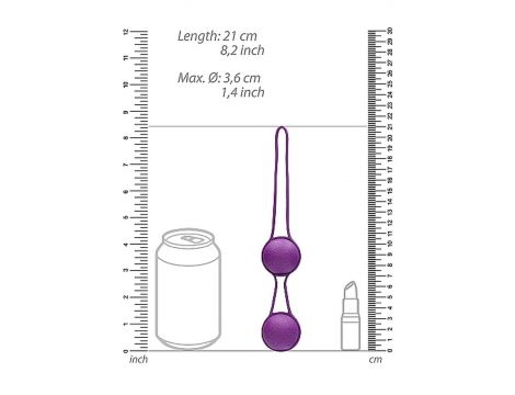 Kulki- Geisha Balls - Biodegradable - Purple - 5
