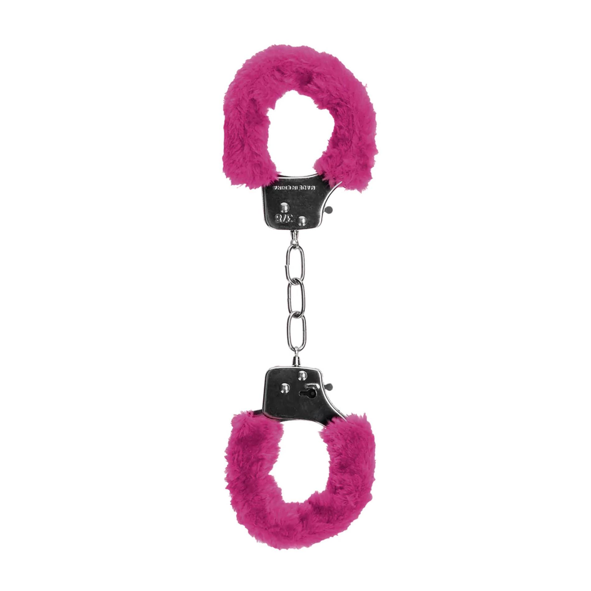 Pleasure Handcuffs Furry Pink