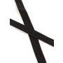 Maska erotyczna koktajlowa Ouch! czarna PVC - 2