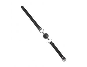 Knebel z kulką Ouch! skórzany 13 cm
