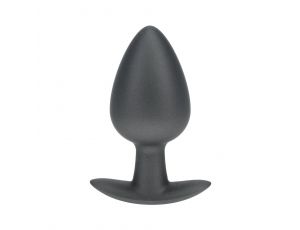 Smooth Silicone Anal Plug - Large - 3.5