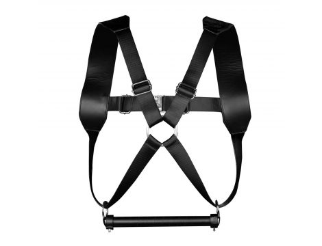 Uprząż BDSM Ouch! regulowana czarna 32 cm - 7