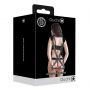 Uprząż BDSM Ouch! regulowana czarna 32 cm - 3
