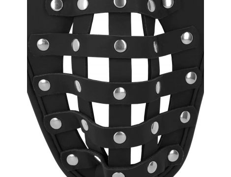 Pas cnoty jock Ouch z skóry PU czarny - 7