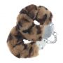 Kajdanki puszyste Ouch! Leopard 24 cm - 3