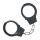 Kajdanki metalowe Ouch! czarne 24,2 cm