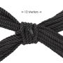 Lina bondage Ouch! poliestrowa czarna 10 m - 3