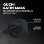 Opaska na oczy satynowa Ouch! czarna - 2
