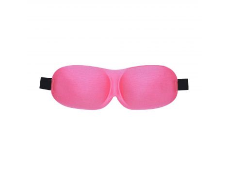 Opaska na oczy 3D Ouch poliestrowa różowa - 4