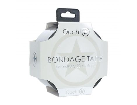 Taśma samoprzylepna do bondage Ouch srebrna 20 metrów - 5