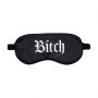 Bitch - Printed Satin Mask - Black - 2