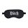 Bitch - Printed Satin Mask - Black