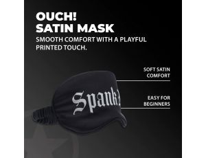 Opaska na oczy satynowa Ouch! Spank Me