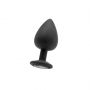 Diamond Butt Plug - Extra Large black - 3