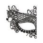 Maska koronkowa Ouch Queen czarna 23 cm - 5