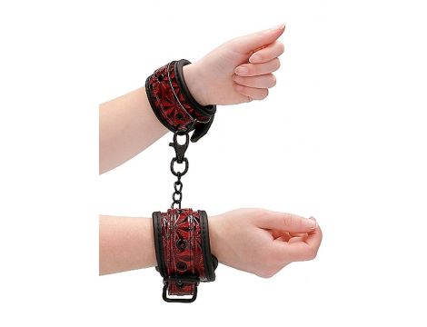 Luxury Hand Cuffs - Burgundy - 5