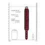 Luxury Hand Cuffs - Burgundy - 10