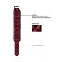 Luxury Hand Cuffs - Burgundy - 9