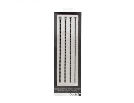 Zestaw silikonowych sond skręconych Ouch! dla początkujących 30 cm - 4