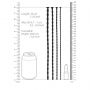 Silicone Spiral Screw Plug Set Advanced - 9