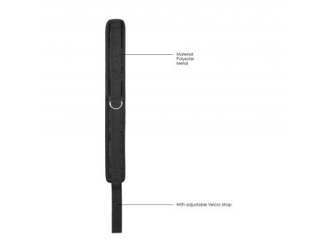 Obroża welwetowa regulowana ze smyczą Ouch! 51 cm - 8