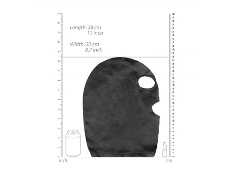 Maska Ouch poliester z otworami na oczy i usta 20 cm - 7