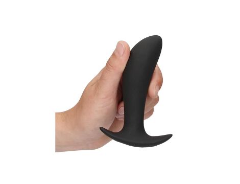 Wibrujący korek analny z elektrostymulacją Ouch! 12,3 cm - 7