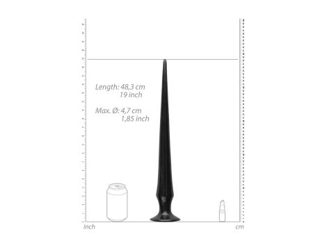 Dildo analne z kolcami Ouch 47 cm PVC - 3